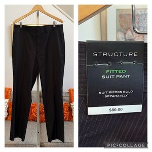 ❗️🆕Structure Black Pinstripe Fitted Suit / Dress  Pants❗️